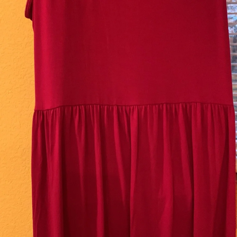 AVA & VIV dark pink long dress size 3X 24 waist/26 waist - Picture 5 of 7
